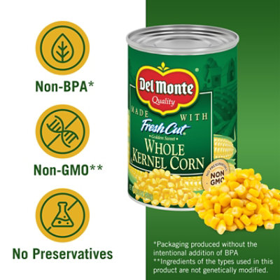 Del Monte Corn Whole Kernel Golden Sweet Value Pack - 4-15.25 Oz - Image 4