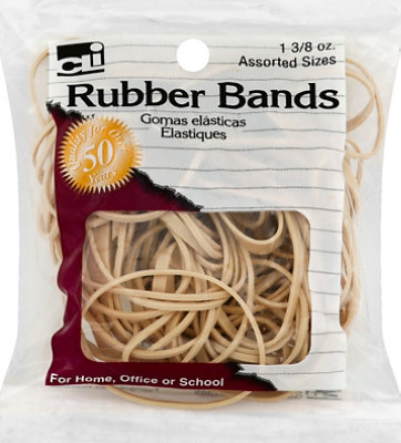 CLi Rubber Bands Assorted Sizes - 1.375 Oz - Image 2