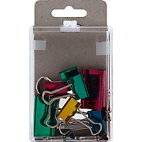 CLi Binder Clips Metallic Assorted Sizes - 10 Count - Image 3