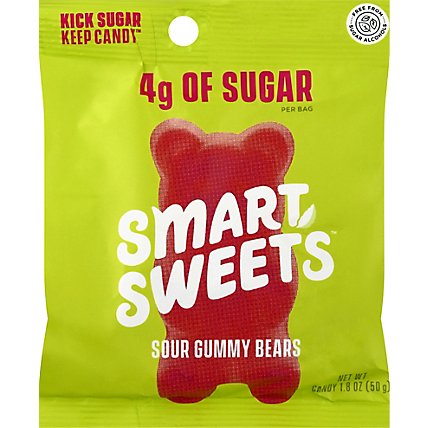 SmartSweets Candy Gummy Bears Sour - 1.8 Oz - Image 2