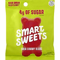 SmartSweets Candy Gummy Bears Sour - 1.8 Oz - Image 2
