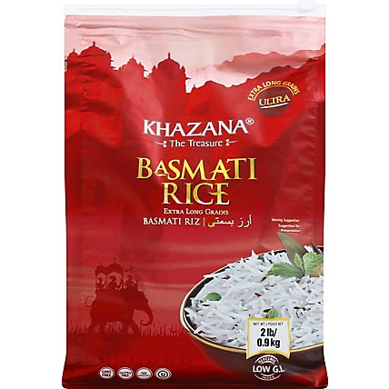 Khazana Rice Basmati Ex Long - 2 Lb - Image 2
