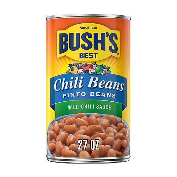 BUSH'S BEST Pinto Beans in a Mild Chili Sauce - 27 Oz