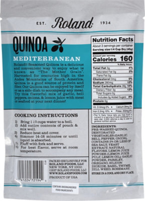 Roland Quinoa Gluten Free Mediterranean - 5.46 Oz - Image 6