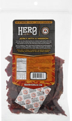 Hero Jerky Classic Beef Original - 10 Oz - Image 5