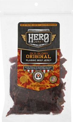 Hero Jerky Classic Beef Original - 10 Oz - Image 2