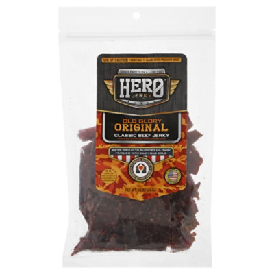 Hero Jerky Classic Beef Original - 10 Oz - Image 1