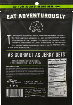 Country Archer Jerky Beef Hatch Chile - 3 Oz - Image 5