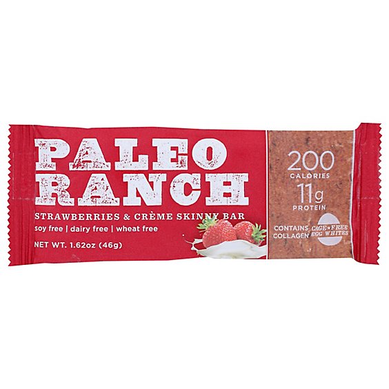 Paleo Ranch Bar Skinny Strawberry Cream - 1.62 Oz