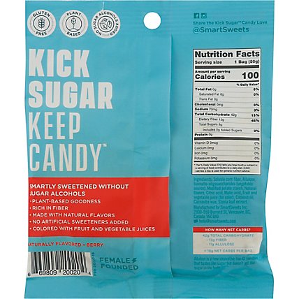 SmartSweets Candy Sweet Fish Berry - 1.8 Oz - Image 6