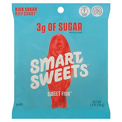SmartSweets Candy Sweet Fish Berry - 1.8 Oz - Image 1