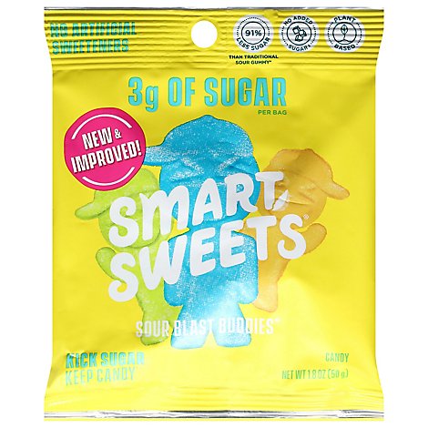 SmartSweets Candy Blast Buddies Sour - 1.8 Oz