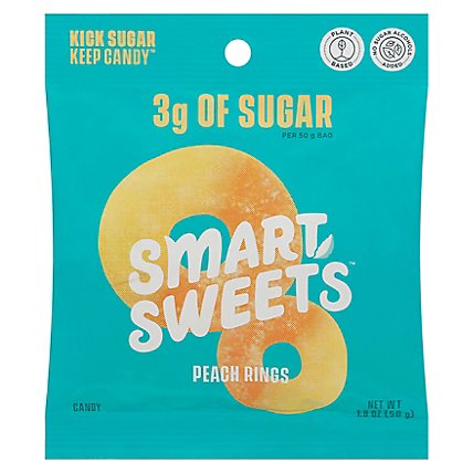 Smartsweets Candy Peach Rings - 1.8 Oz - Image 2