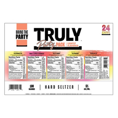 TRULY Hard Seltzer Party Pack Variety Pack Cans - 24-12 Fl. Oz. - Image 7