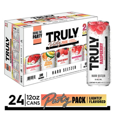 TRULY Hard Seltzer Party Pack Variety Pack Cans - 24-12 Fl. Oz. - Image 1