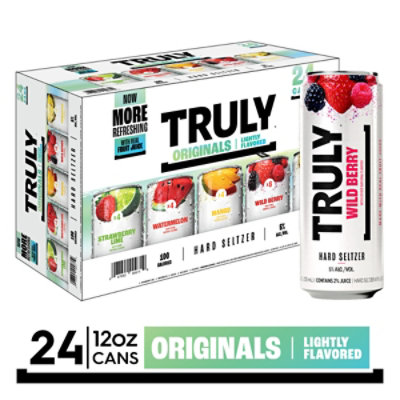 Truly Hard Seltzer Spiked Sparkling Mix Pack Slim Cans 24 12 Fl Oz Albertsons