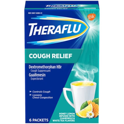 Theraflu Cough Relief Powder - 6 Count - Image 2