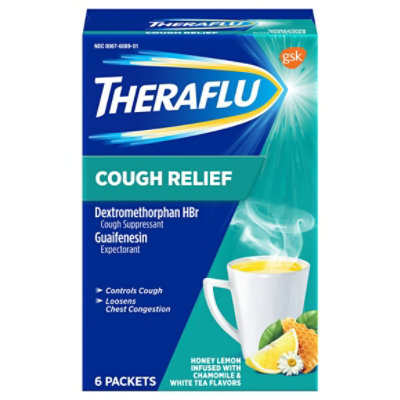 Theraflu Cough Relief Powder - 6 Count - Image 1