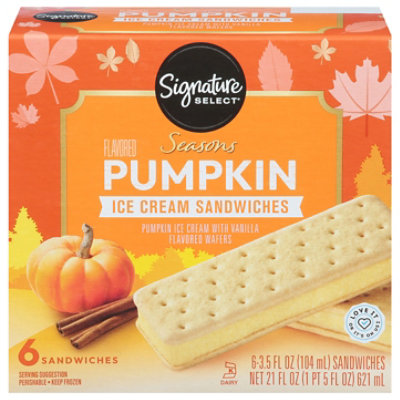 Signature SELECT Ice Cream Sandwiches Pumpkin - 6-3.5 Fl. Oz. - Image 3