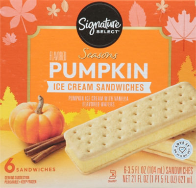 Signature SELECT Ice Cream Sandwiches Pumpkin - 6-3.5 Fl. Oz. - Image 6