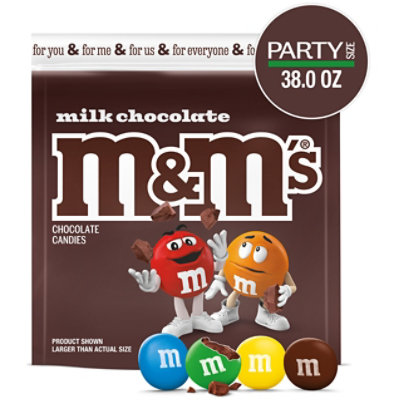 M&M'S Milk Chocolate Candy Party Size - 38 Oz - Image 1