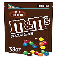 M&M'S Milk Chocolate Candy Party Size - 38 Oz - Image 1