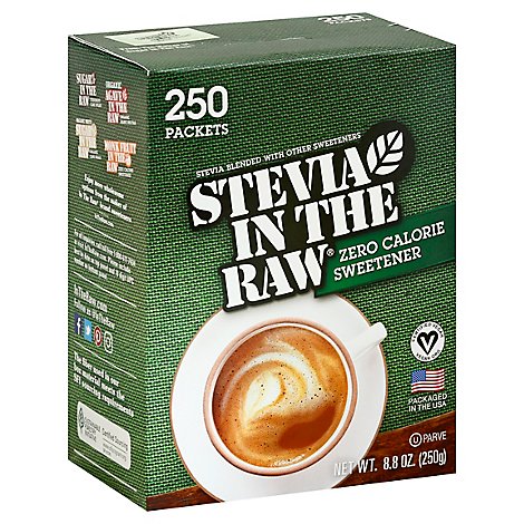 Stevia In The Raw Sweetener Zero Calorie Packets - 250 Count