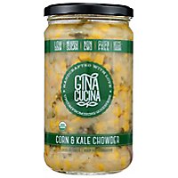 Gina Cucina Corn & Kale Chowder - 24 Oz - Image 1