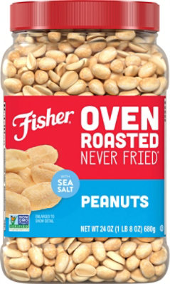 Fisher Oven Roasted Peanuts - 24 Oz - Image 2