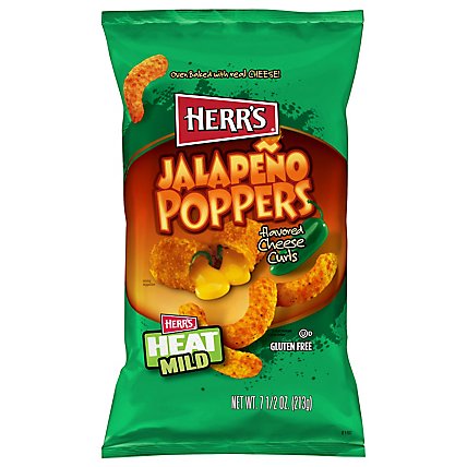 Herrs Cheese Curls Jalapeno Peppers - 7.5 Oz - Image 3