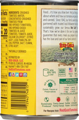 Red Gold Crushed Tomatoes Chili Ready - 15 Oz - Image 6