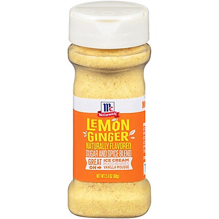 McCormick Sugar And Spice Blend Naturally Flavored Lemon Ginger - 2.4 Oz - Image 3