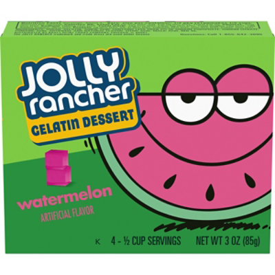 Jolly Rancher Watermelon Gelatin Dessert Mix - 3 Oz - Image 1