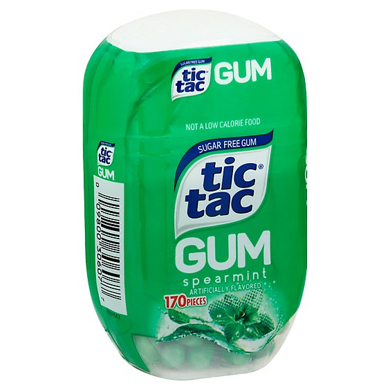Tic Tac Spearmint Gum Sugar Free - 170 Count