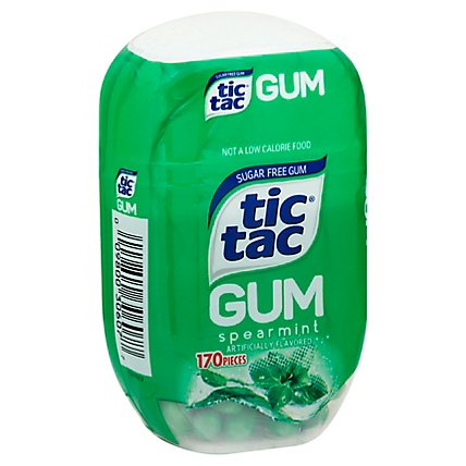 Tic Tac Spearmint Gum Sugar Free - 170 Count - Image 1