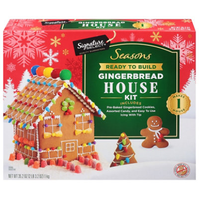 Signature SELECT Seasons Gingerbread House Kit - 35.2 Oz - Albertsons