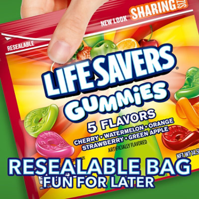 Life Savers Gummy Candy 5 Flavors Sharing Size Bag - 14.5 Oz - Image 4