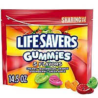 Life Savers Gummy Candy 5 Flavors Sharing Size Bag - 14.5 Oz - Image 1