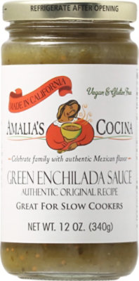 Amalias C Sauce Green Enchilada - 12 Oz - Image 2