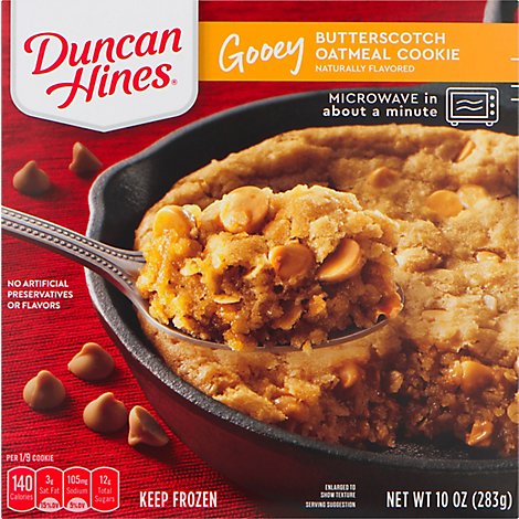 Duncan Hines Gooey Butterscotch Oatmeal Cookie - 10 Oz