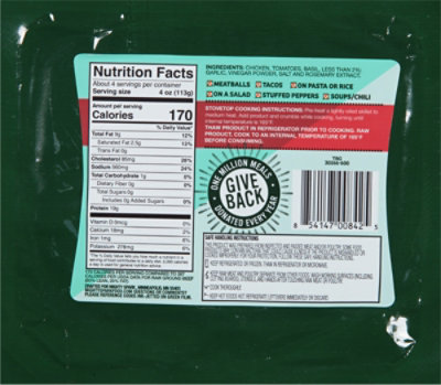 Mighty Spark Bruschetta Ground Chicken - 16 Oz. - Image 6