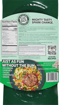 Mighty Spark Queso Fresco & Jalapeno Turkey Patties - 8 Oz - Image 6