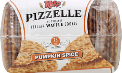 Reko Pizzelle Cookies Italian Waffle Pumpkin Spice - 5.25 Oz - Image 2