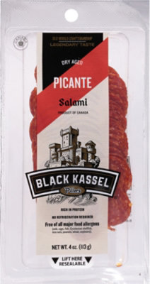 Black Kassel Salami Picante - 4 Oz - Image 2