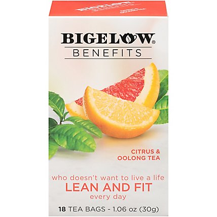 Bigelow Benefits Oolong Tea Citrus 18 Count - 1.06 Oz - Image 2
