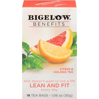 Bigelow Benefits Oolong Tea Citrus 18 Count - 1.06 Oz - Image 3