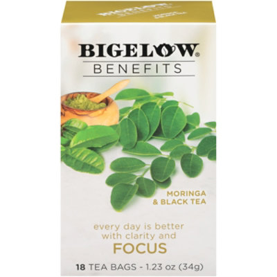 Bigelow Benefits Black Tea Moringa 18 Count - 1.23 Oz - Image 2