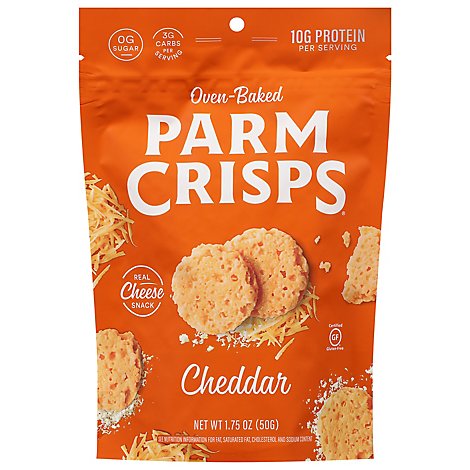 ParmCrisps Cheese Snack Oven Baked Cheddar - 1.75 Oz
