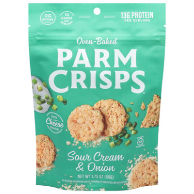 ParmCrisps Cheese Snack Oven Baked Sour Cream & Onion - 1.75 Oz - Image 3