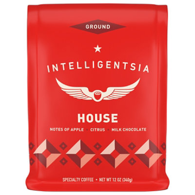 Intelligentsia House Blend Light Roast Direct Trade Ground Coffee Bag - 12 Oz